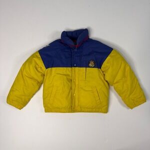 Vintage 90s Polo Ralph Lauren Puffer‎ Jacket Kids Size 4 USA Cookie Ski Patch
